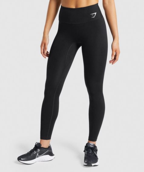 Women's Gymshark Training Leggings Black | CA 817NA5